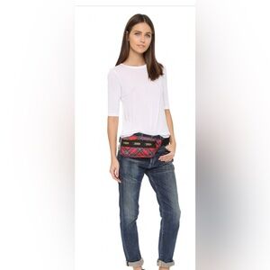 LeSportSac Classic plaid waist bag